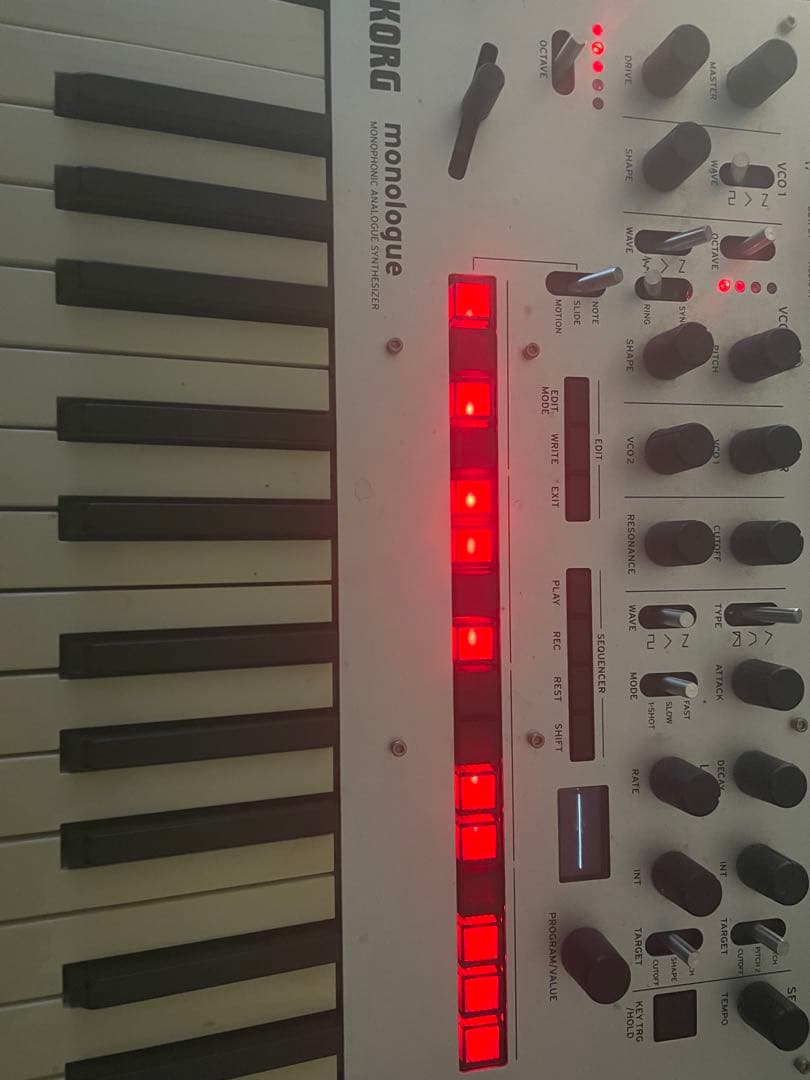 KORG monologue アナログシンセサイザー_シルバー