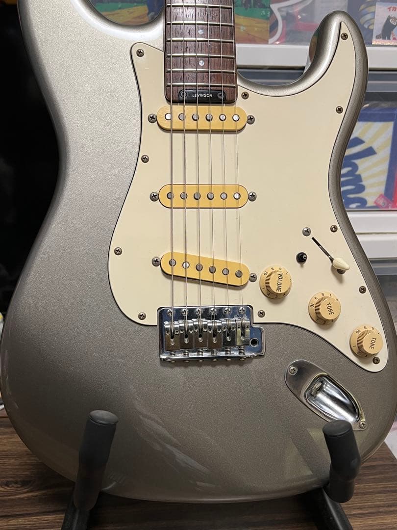 即発送 Blade Levinson ストラトタイプ pewterカラー