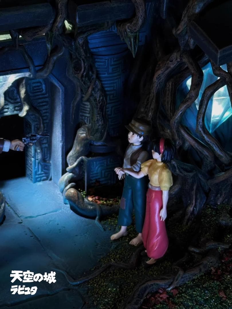 宮崎駿 天空の城ラピュタ バルスの再生 彫刻フィギュア