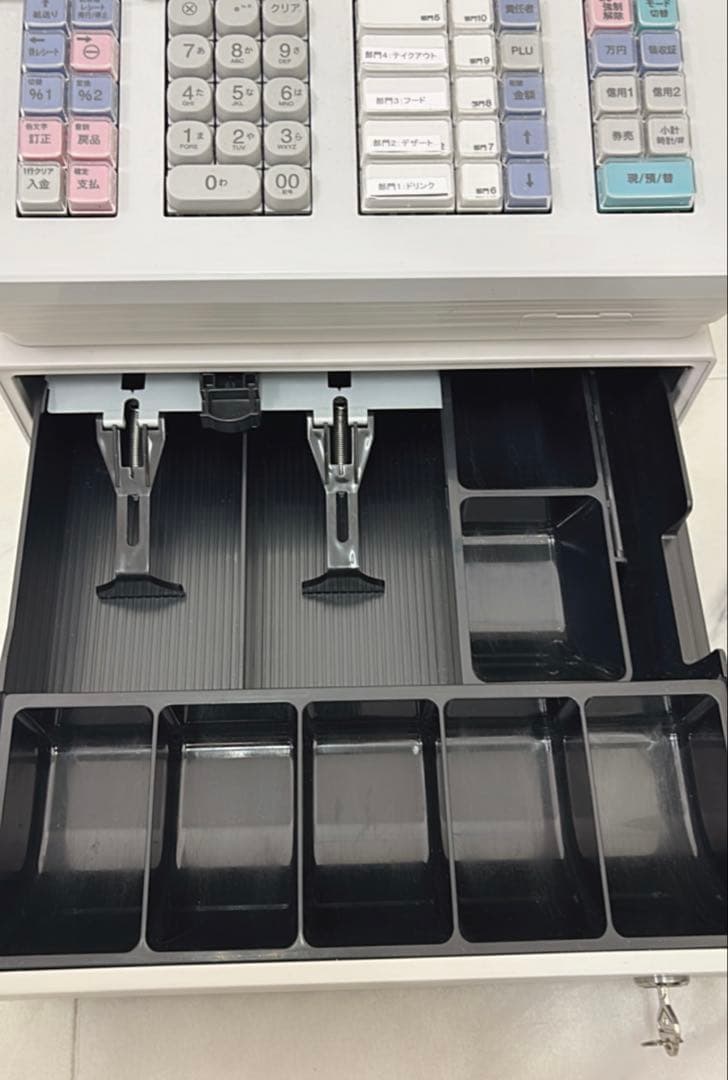 【即購入可】SHARP XE-A207W レジスター グレー