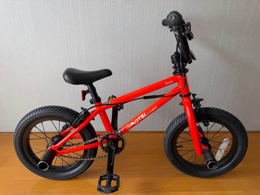 MOTEL WORKS Juicy BMX 14インチ オレンジ【直接引取】