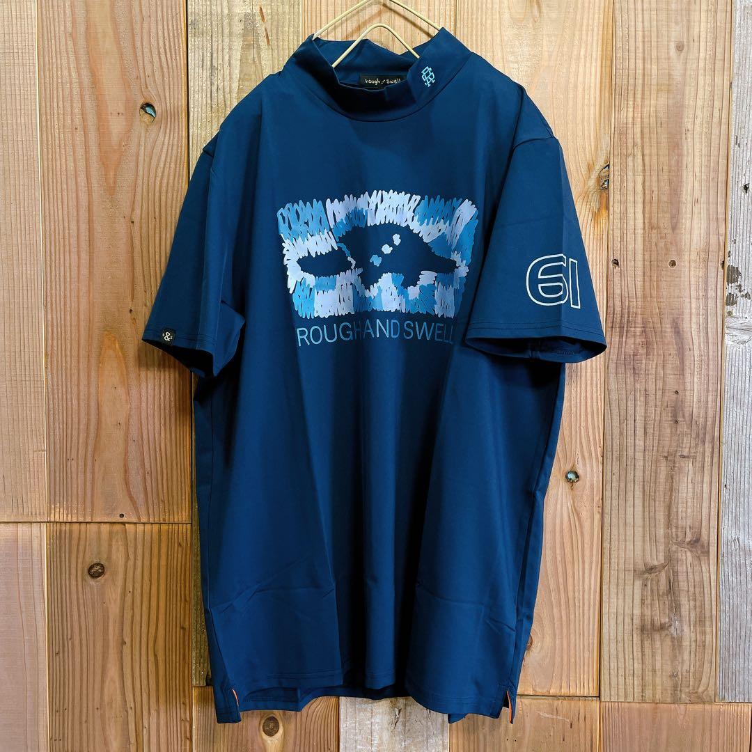rough&swell ラフアンドスウェル 半袖ポロシャツ モックネック XL