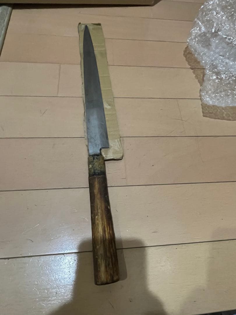 丸勇　請合 大きな身卸出刃包丁 刃渡28・5㎝ 全長44㎝