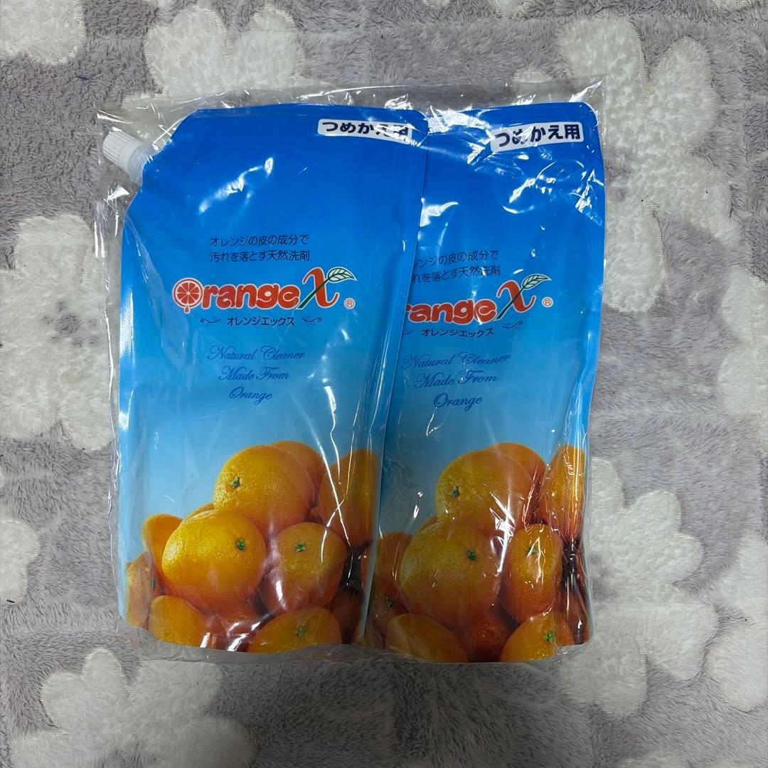オレンジX （エックス）800mlの詰替用750ml2本セットです。