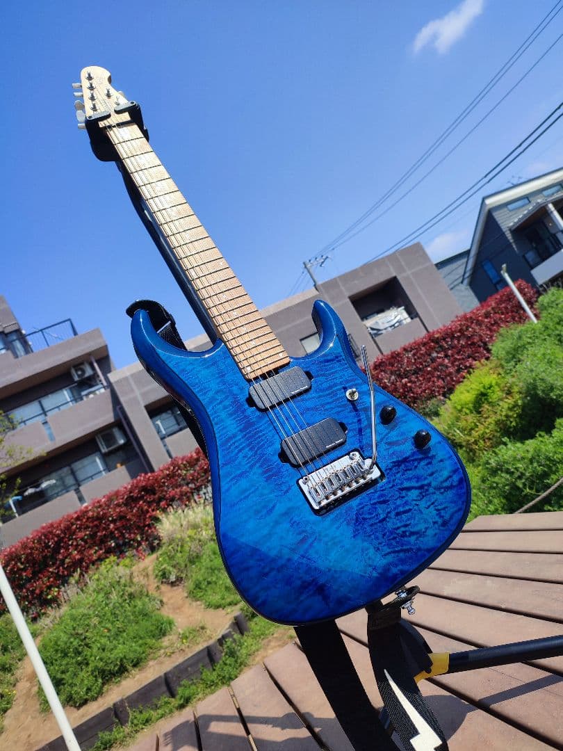 Sterling JP157 ジョン・ペトルーシモデル　7弦ギター動画あり