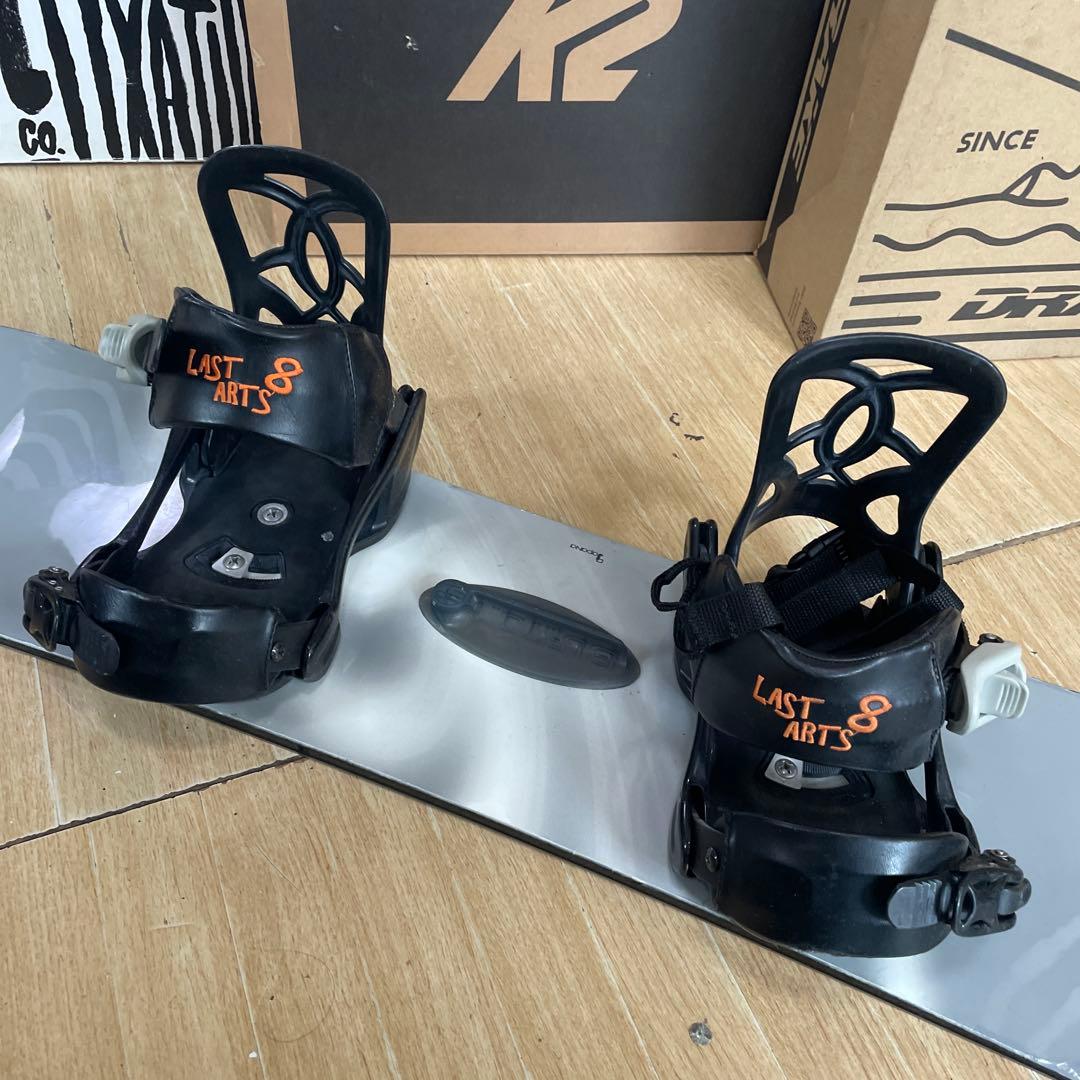 BEPOP×LASTARTS　キッズスノーボード　バイン付4点セット　98㎝