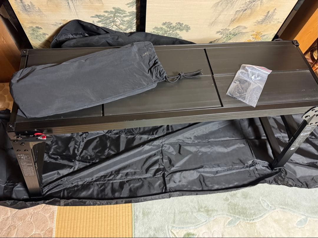 WANTKEY CAMP × HASEGAWA アルミグリルテーブル ケース付