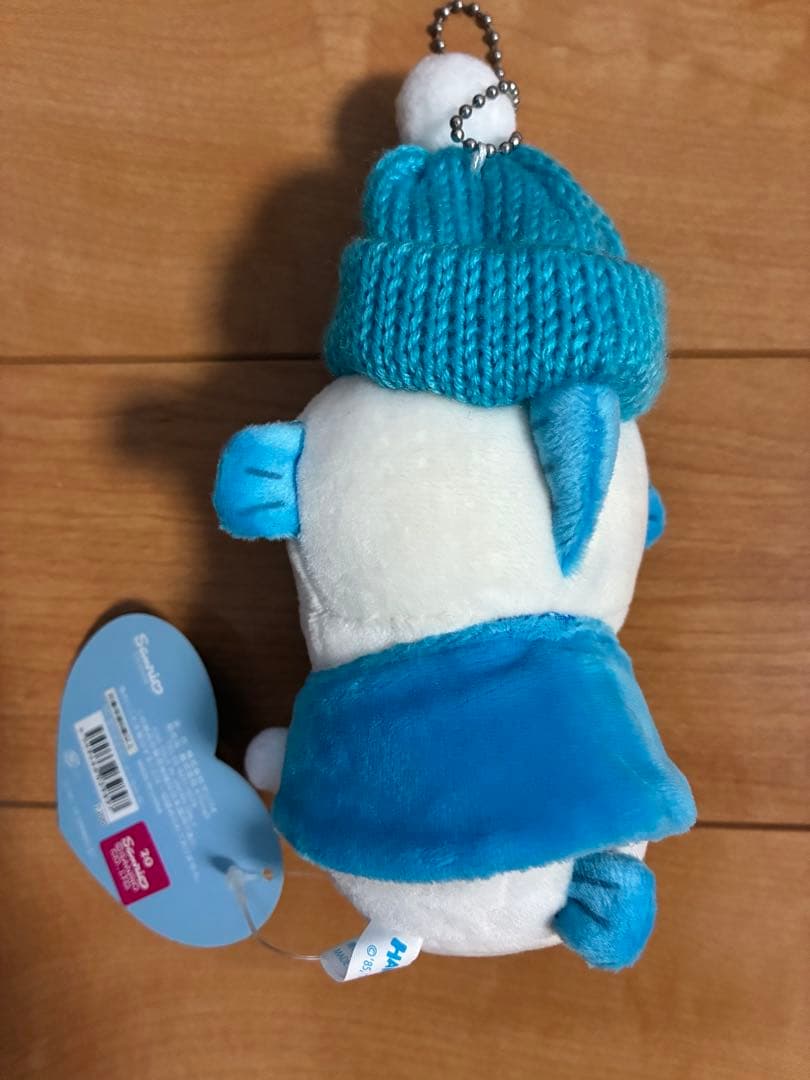 ハンギョドン　雪だるまシリーズ　むにゅぐるみ　ぬいぐるみマスコット　タグ付