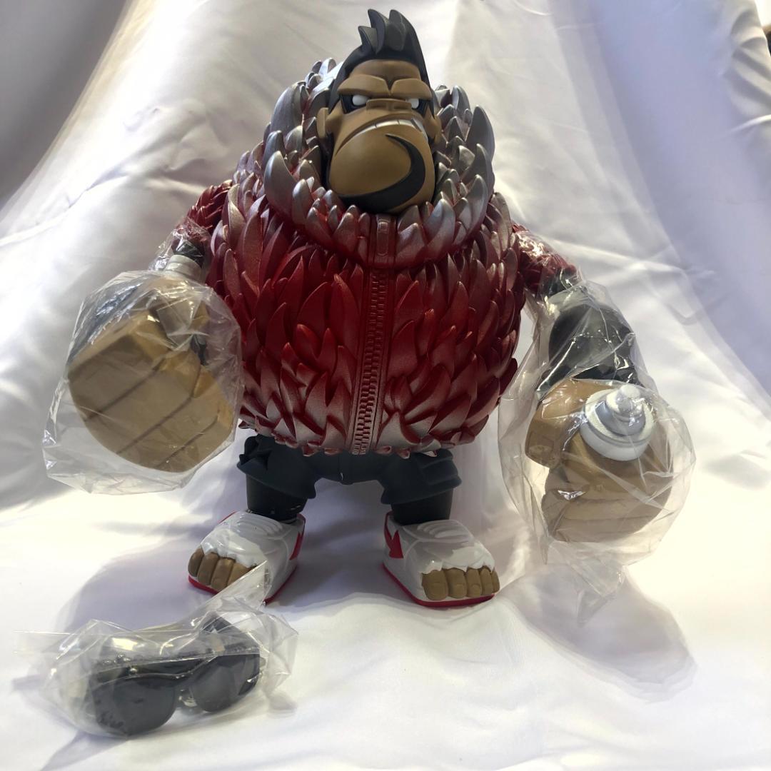 ★希少レア　ティム・ツイ　Da Ape Bling　赤色　ゴリラ　フィギュア