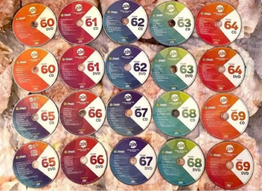 【正規品】ZUMBA ズンバ ZIN #60〜69 CD DVD フルセット