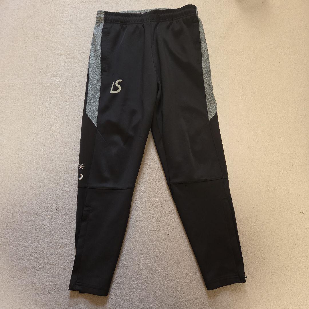 ルース 上下セット フード付きジャージ グレー/ブラック サイズ 150