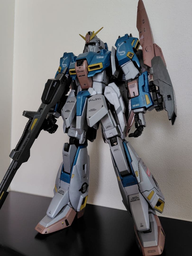 完全塗装版　完成品　PG 1／60　ゼータガンダム　Zガンダム　メタリック塗装