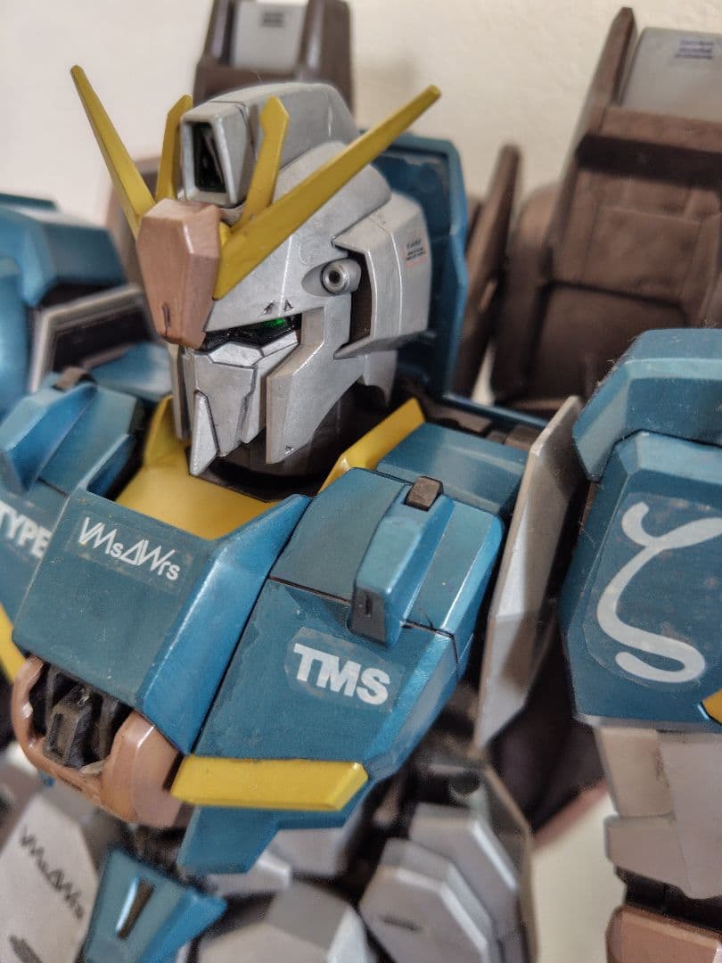 完全塗装版　完成品　PG 1／60　ゼータガンダム　Zガンダム　メタリック塗装