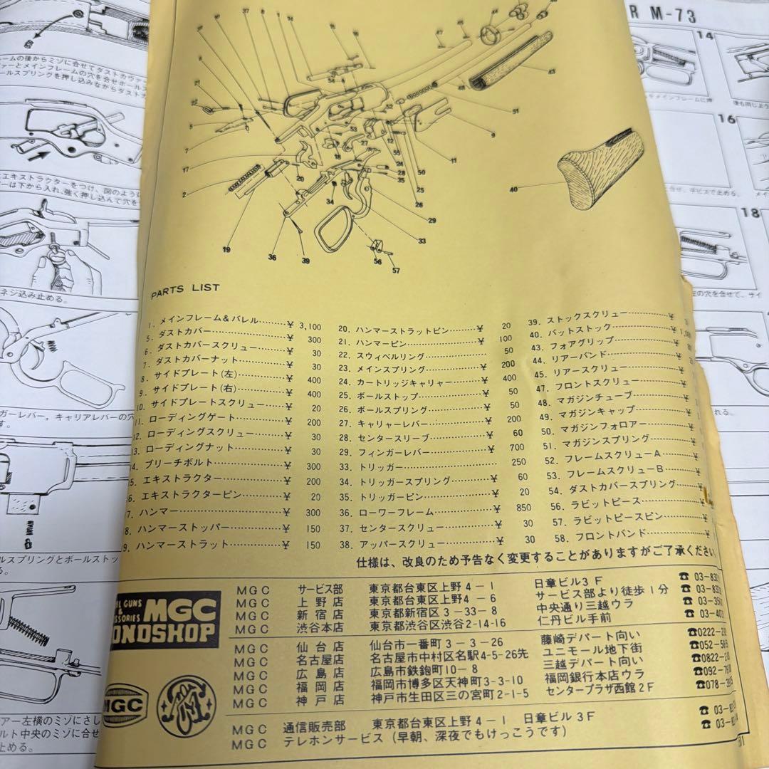 最終価格　MGC ウィンチェスター ランダルカスタム SMG規格合格証あり