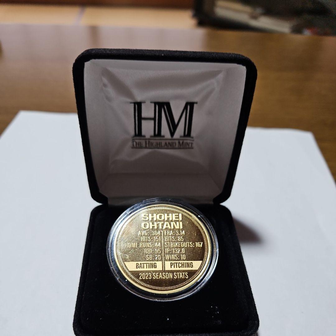 エンゼルス 大谷翔平選手 2023 AL MVP受賞記念ゴールド