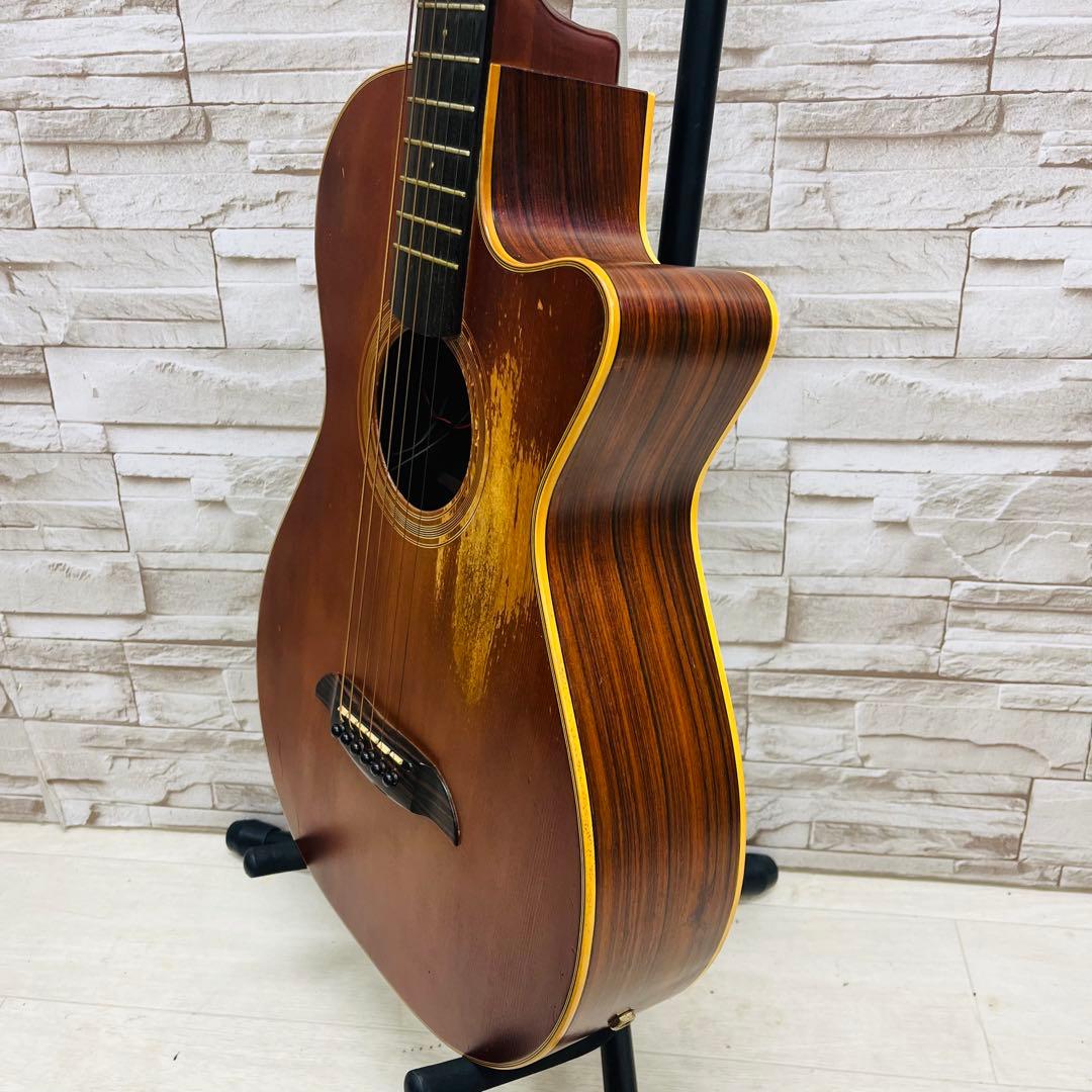 希少 K.Yairi ビンテージエレアコ FY5EC カッタウェイ 1990年製