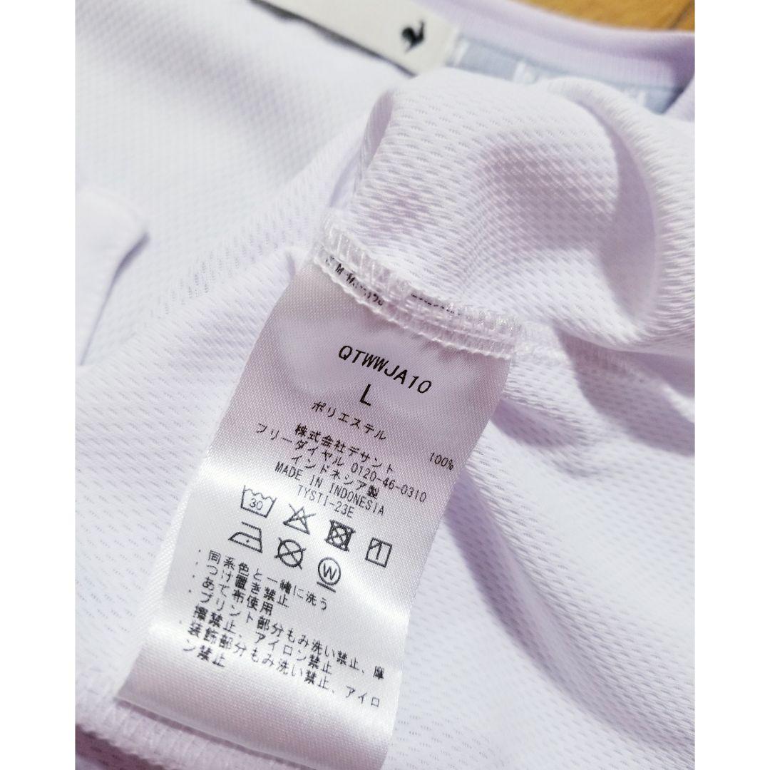 人気完売！ルコックテニスグラフィックゲームシャツLとスコートM 23FW