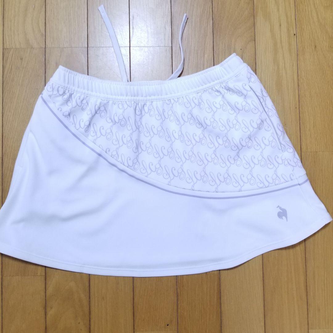 人気完売！ルコックテニスグラフィックゲームシャツLとスコートM 23FW