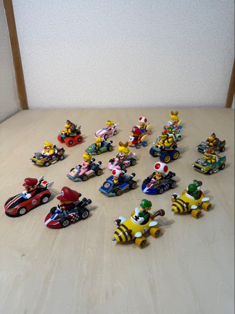 マリオカート　ミニカー　１９個まとめ売り