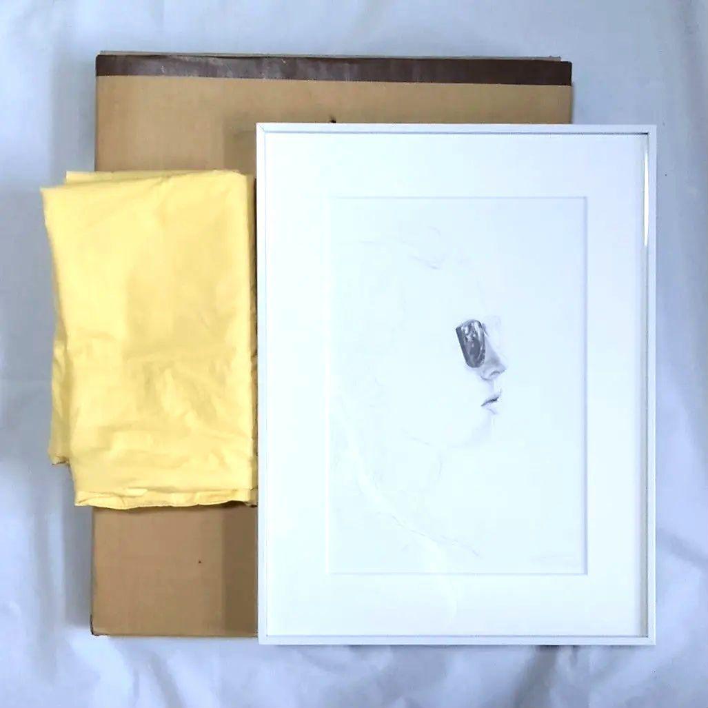 安冨洋貴（安富洋貴）人気の鉛筆画家　　　鉛筆画　希少　1点もの