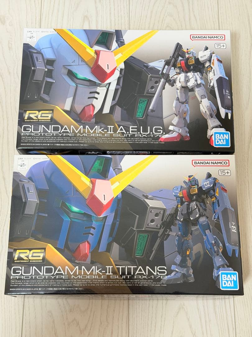 2/5まで　RG ガンダムMk-Ⅱ エゥーゴ仕様　ティターンズ仕様　セット