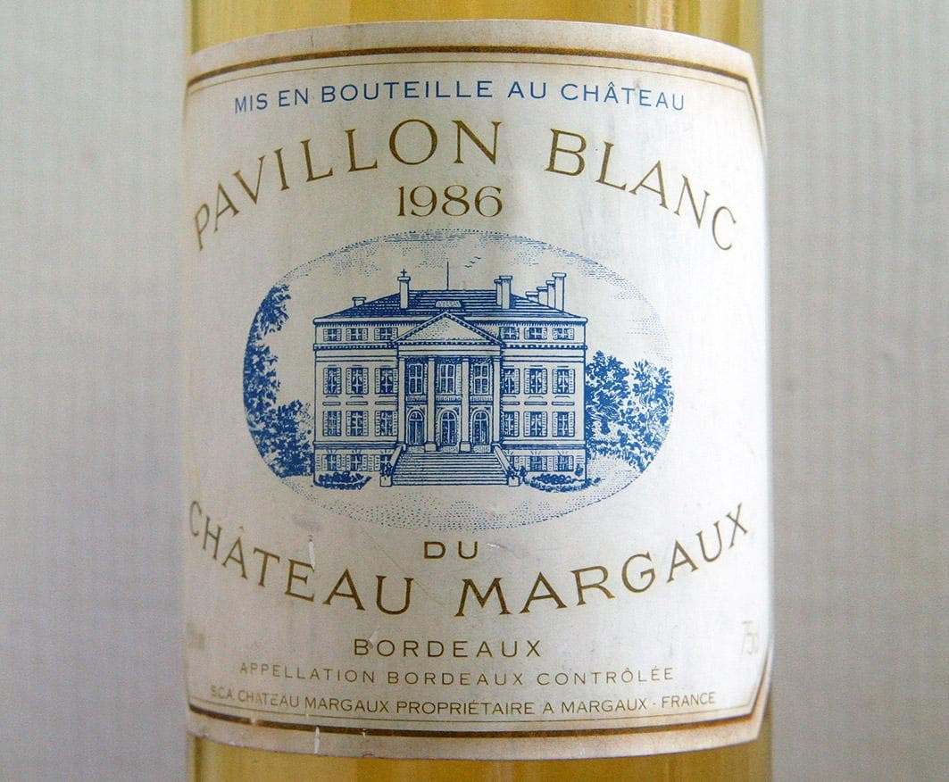 パヴィヨン・ブラン・デュ・シャトー・マルゴー　 1986