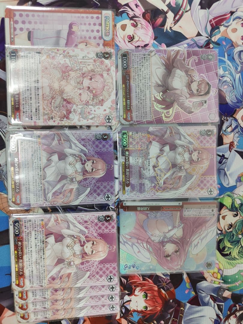 ヴァイスシュバルツ　あおぎり高校　我部りえるセット　サイン有