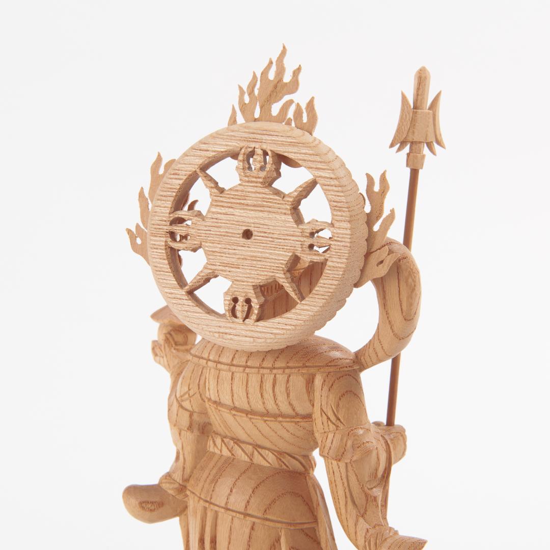 欅　毘沙門天　20ｃｍ #067