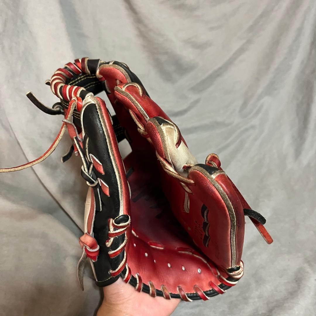 ミズノプロ　オーダー　ハガジャパン　坂本モデル　一般軟式内野手用グローブ　耕作印