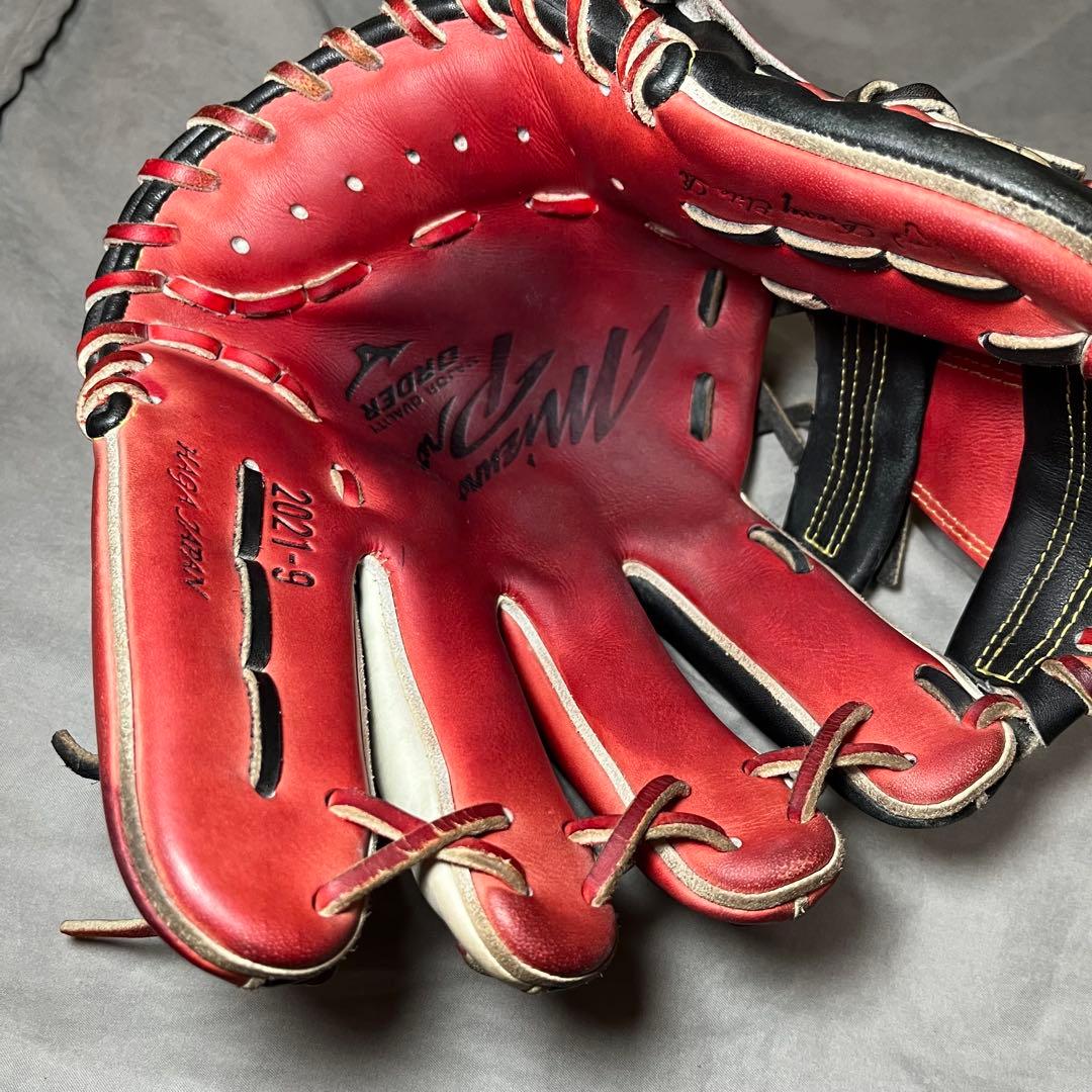 ミズノプロ　オーダー　ハガジャパン　坂本モデル　一般軟式内野手用グローブ　耕作印