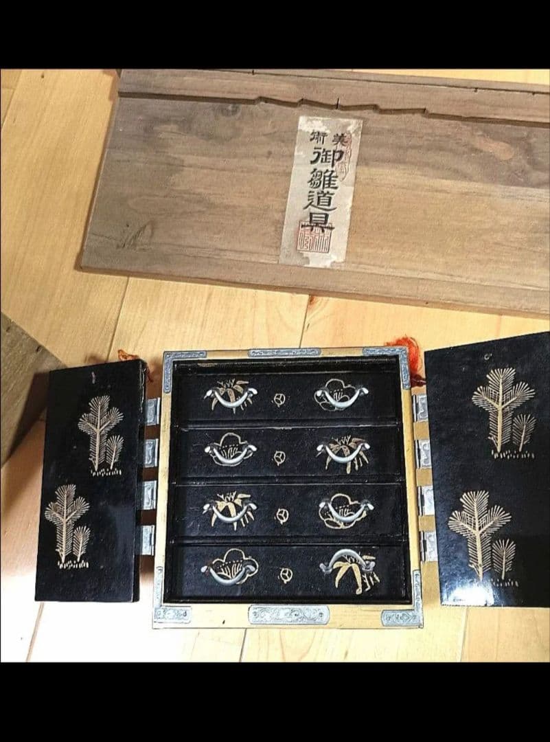 漆器 骨董品御雛箪笥　希少レトロ RetroJapan　伝統