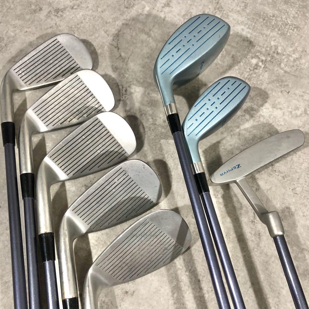 美品 MIZUNO ミズノ レディース ゴルフ 8本セット L ルコック バッグ