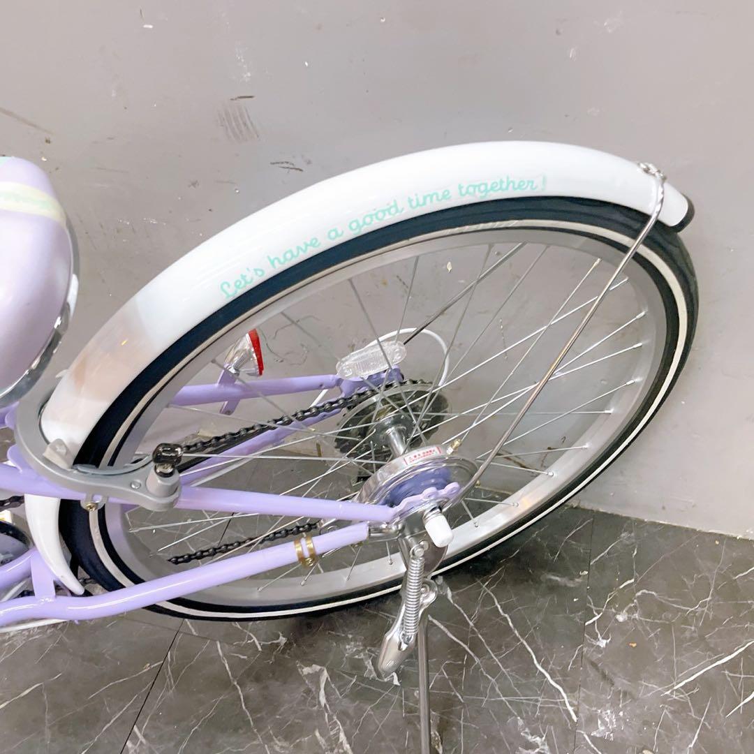 【951】《関西 引き取り》子供用自転車 子供車 gelatina パープル