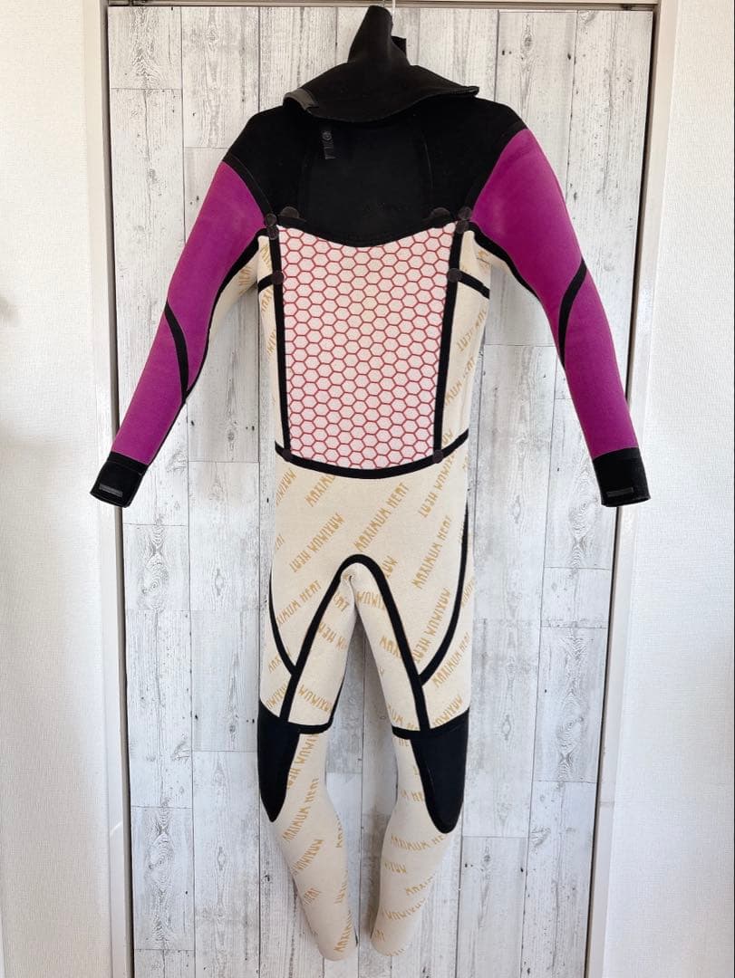 FELLOW セミドライ チェストジップ 5×3mm MLラバー メンズ 起毛