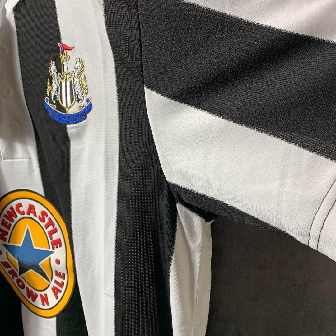 【★ニューカッスル】 アディダス サッカー 95年 レトロ ユニフォーム 2XL