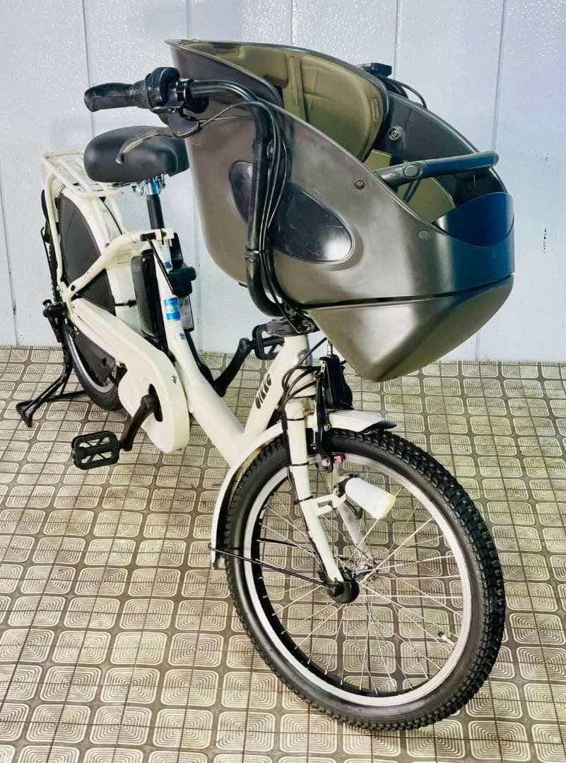 【BRIDGESTONE】20インチ子供乗せ電動アシスト自転車bikke2939