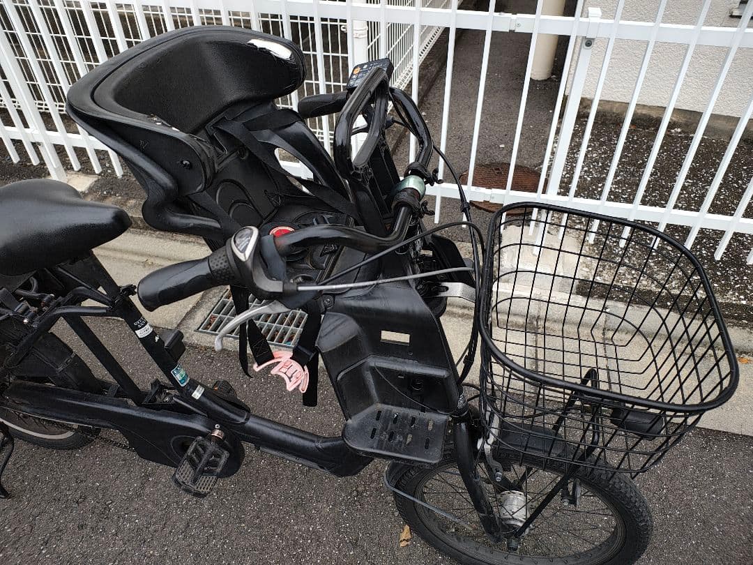 電動自転車　パナソニック　Panasonic 黒　ブラック　子供乗　26インチ