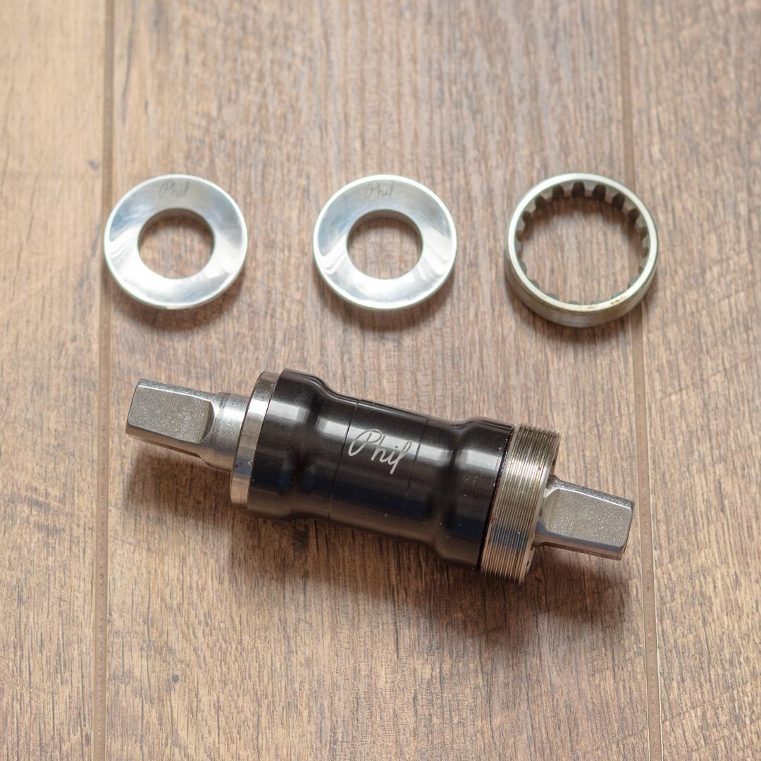 美品 phil wood フィルウッド BB ISO テーパー 110.5mm