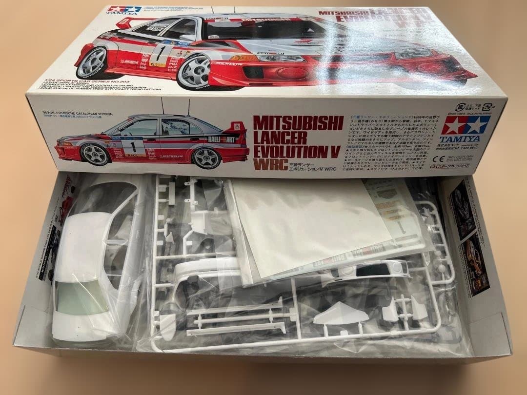 自動車 Tamiya Mitsubishi Lancer Evolution V WRC