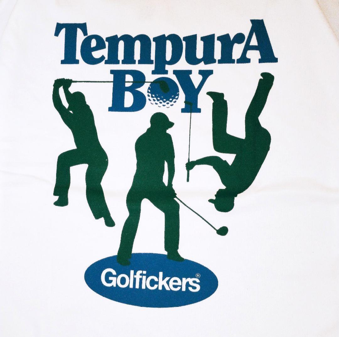 新品 Golfickers ゴルフィッカーズ テンプラボーイ Tシャツ XL 白