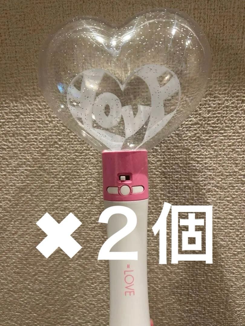 イコラブ　ペンライト　ハート型　２個セット