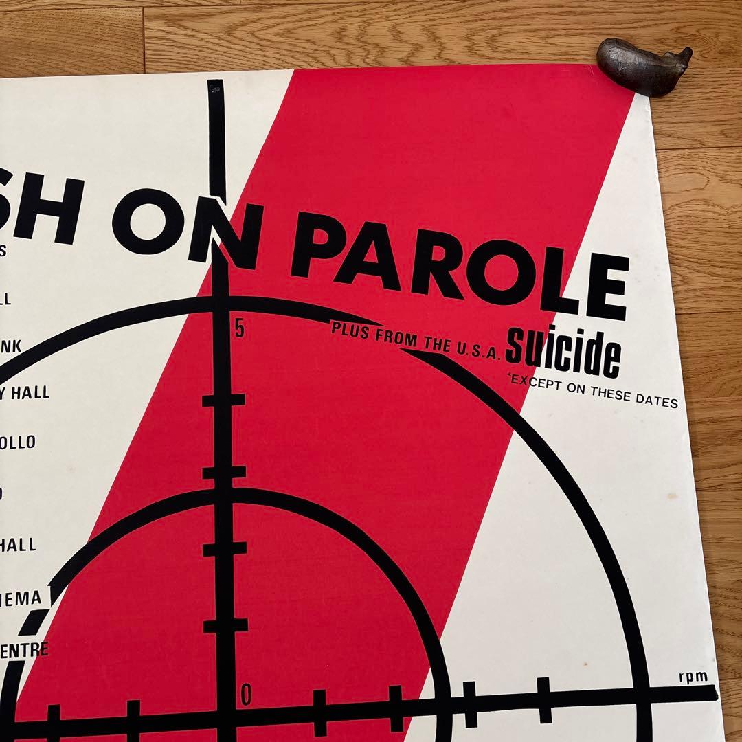 The CLASH／CLASH ON PAROLE TOUR　大型ポスター