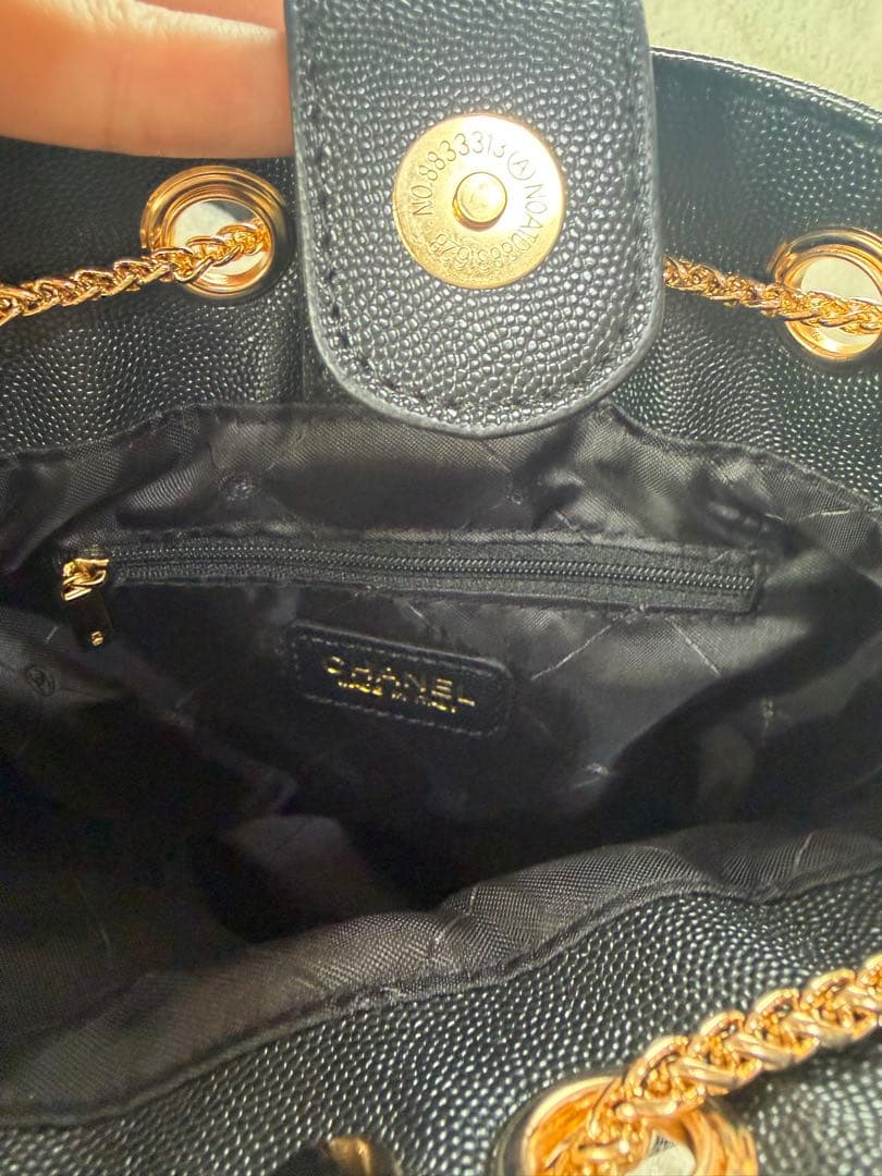 CHANEL ハンド ショルダーバッグ ノベルティ 未使用品 シャネル 巾着型