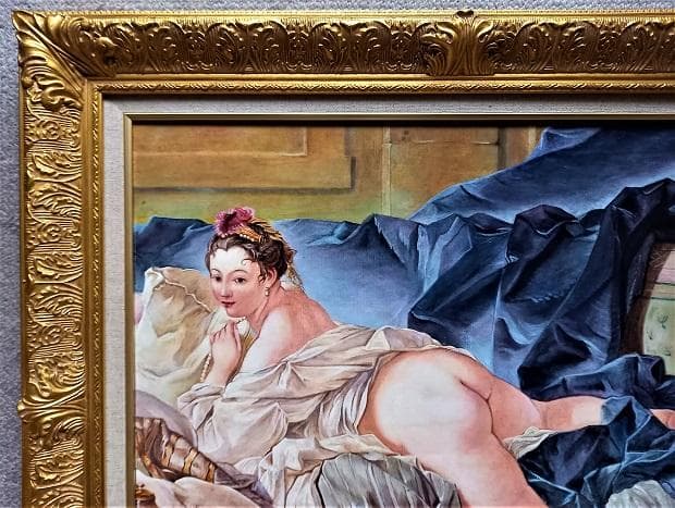 伊藤和生　2005年11月6日制作　フランソワァ・ブッシェ「オダリスク」の模写