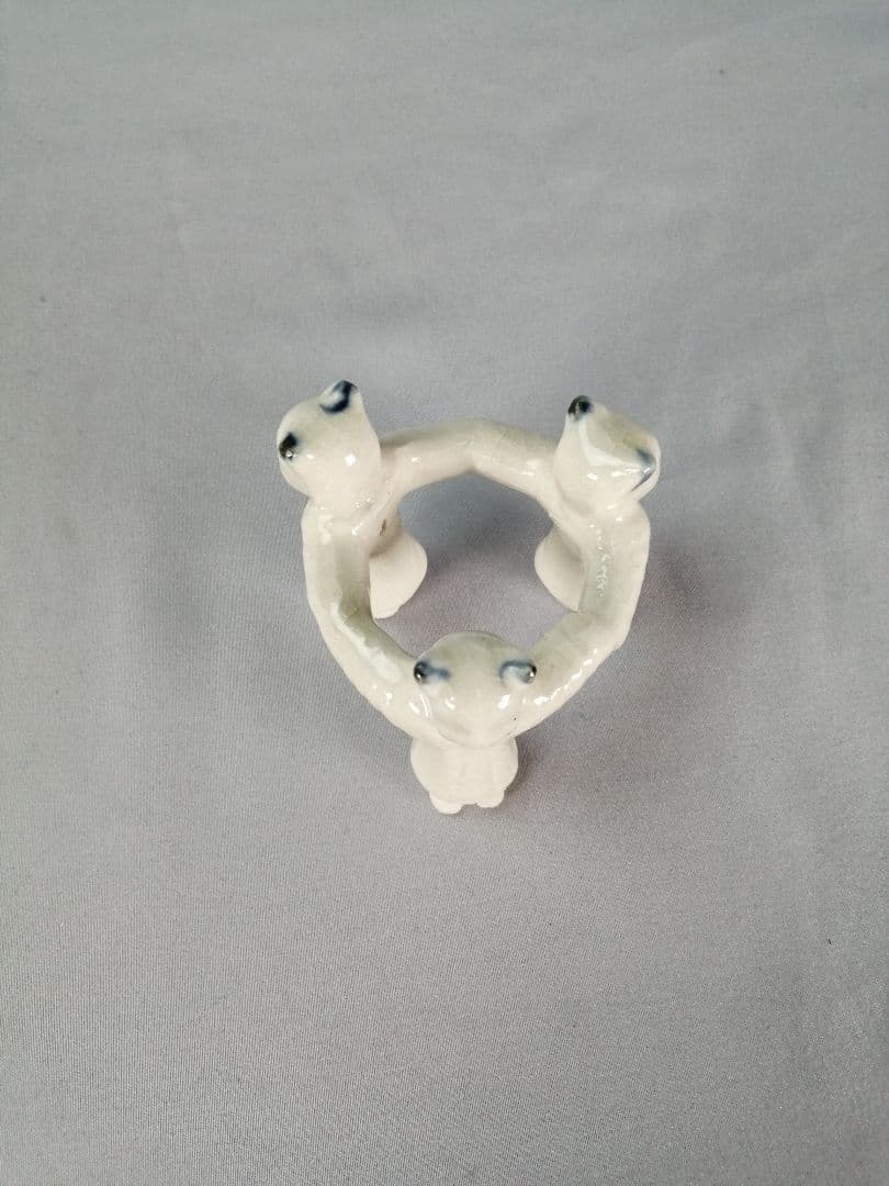 【茶事具】色変七種蓋置　加藤五陶作　蓋置200