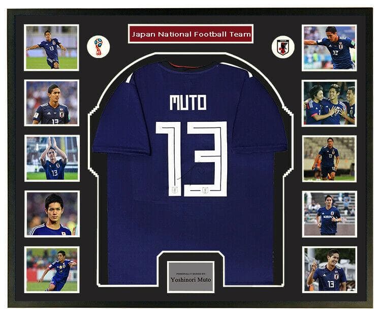 直筆サイン入り写真 武藤嘉紀 サッカー日本代表 /フレーム別/SA鑑定済