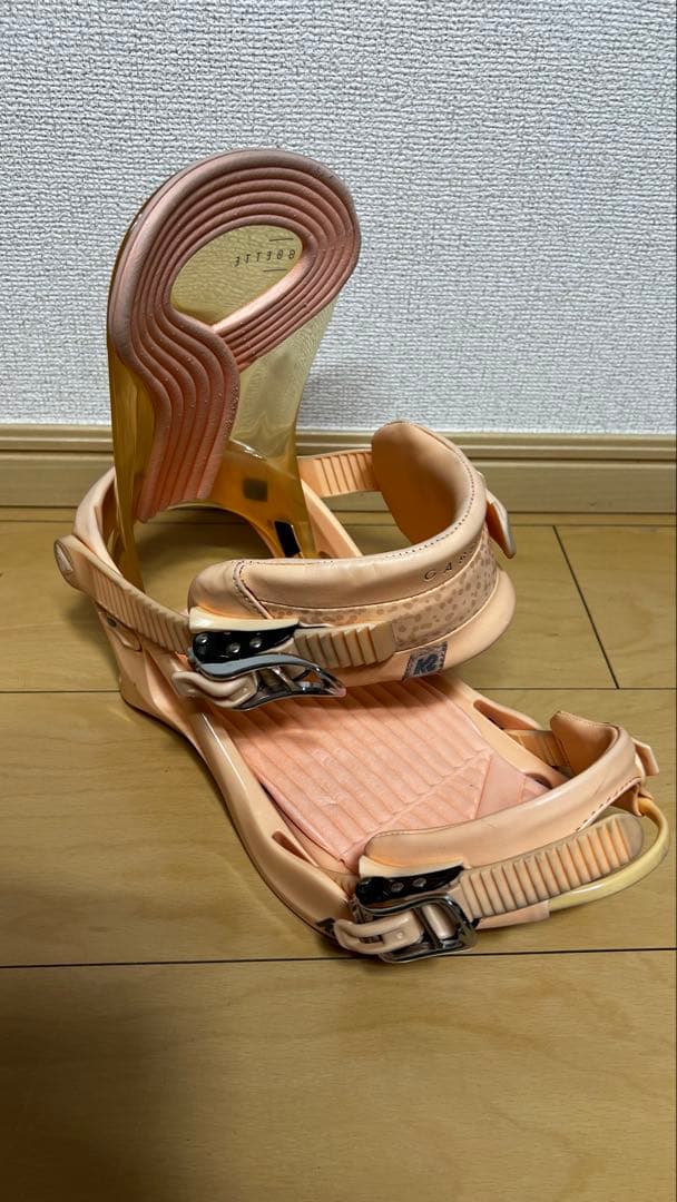 K2 CASSETTE Mサイズ　スノーボード ビンディング ピンク