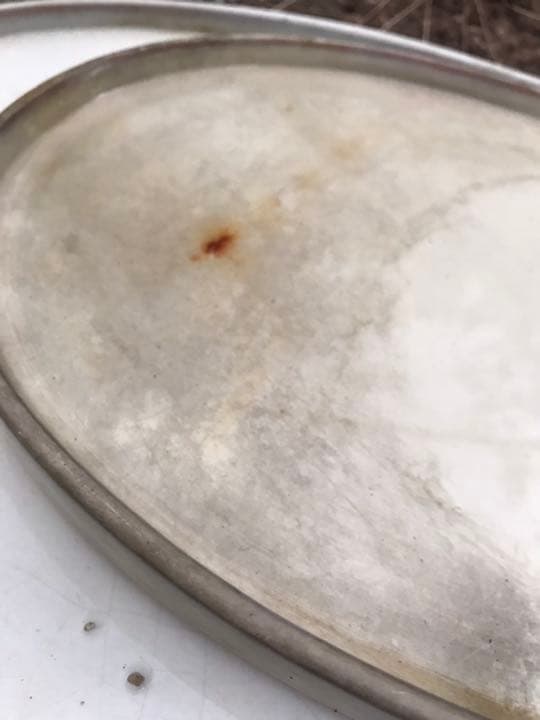 水盤　盆栽鉢時代落款白一菁陶園楕円水盤水石苔珠盆栽盆栽敷