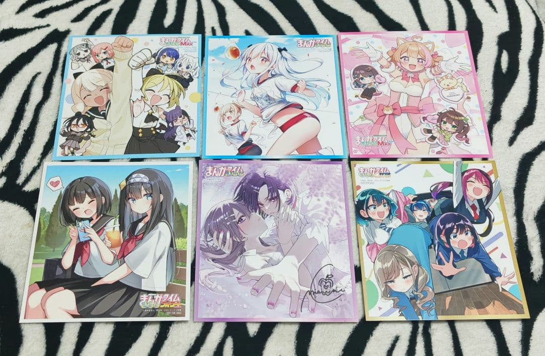 まんがタイムきらら メロンブックス 特典 色紙風イラストカード 17種セット