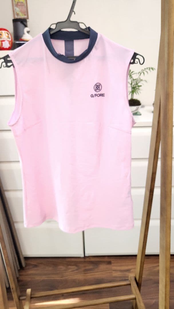 ジーフォアゴルフ　 ノースリーブシャツ CHASING BIRDIES